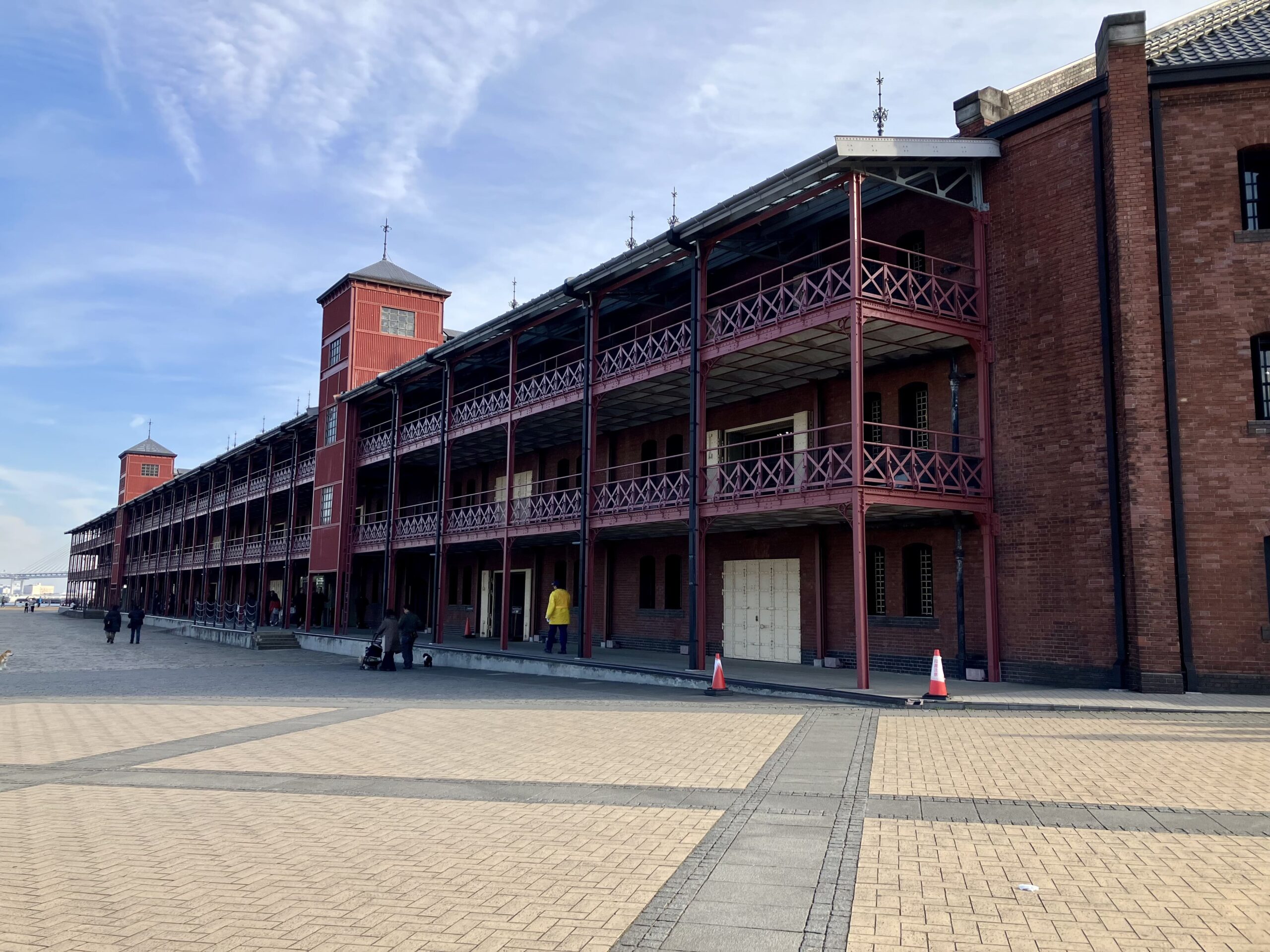 2025年大晦日に散歩した赤レンガ倉庫