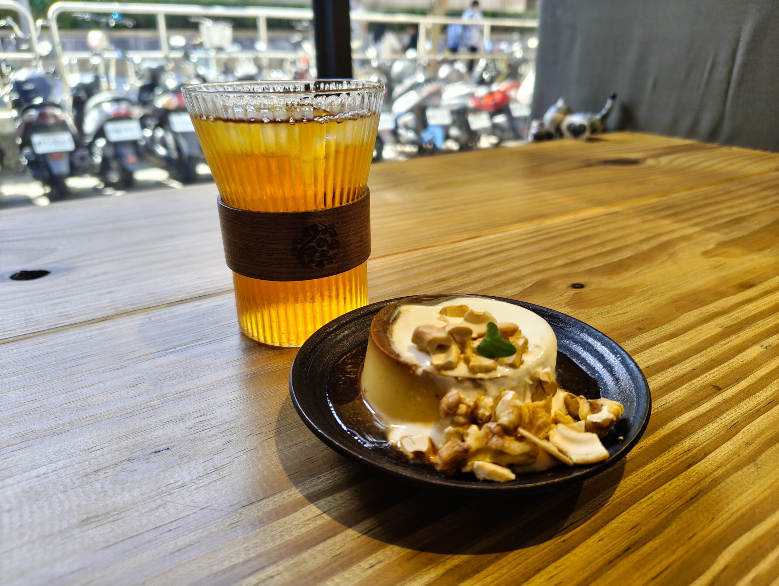 紅茶とプリン