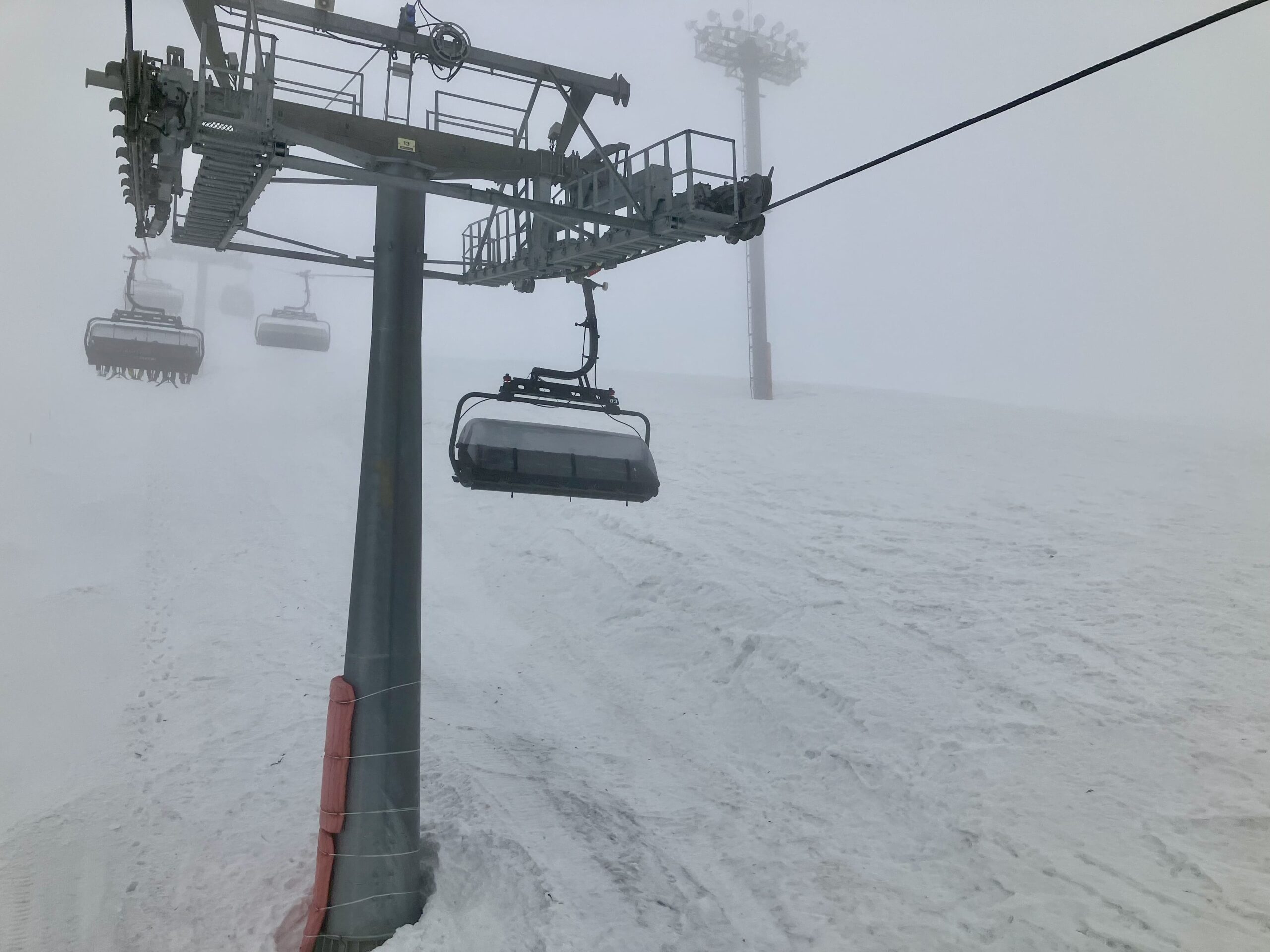 霧が濃くて大変だった日