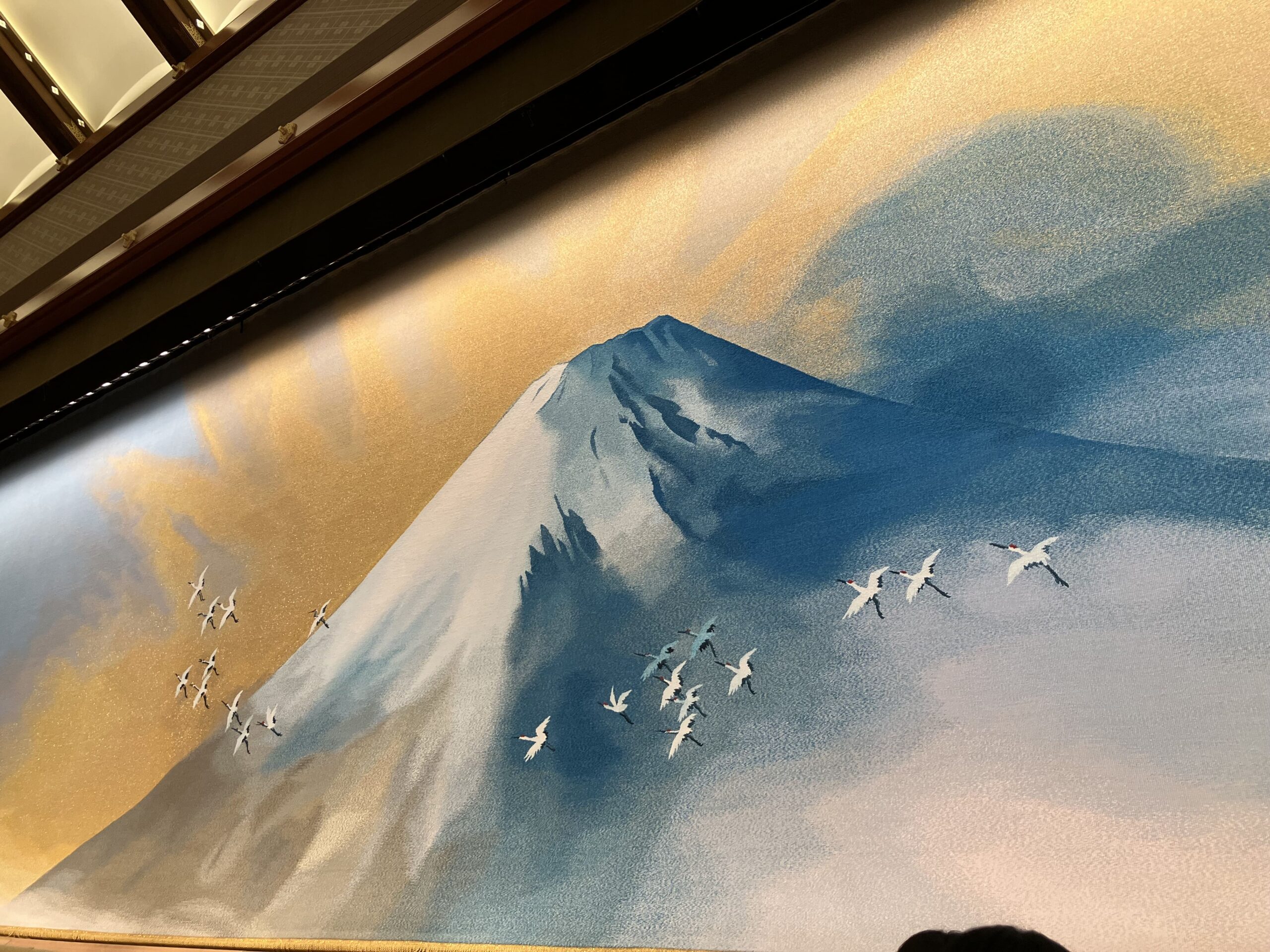 歌舞伎座の座席からの景色