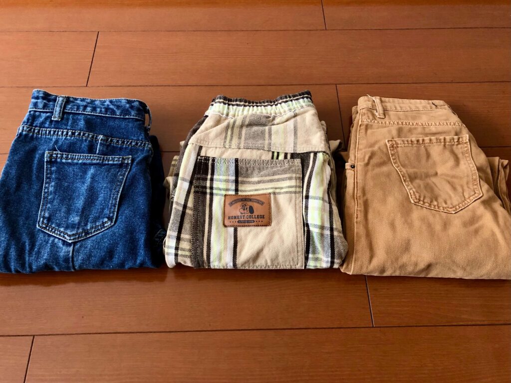 過去に大量の服を手放した経験